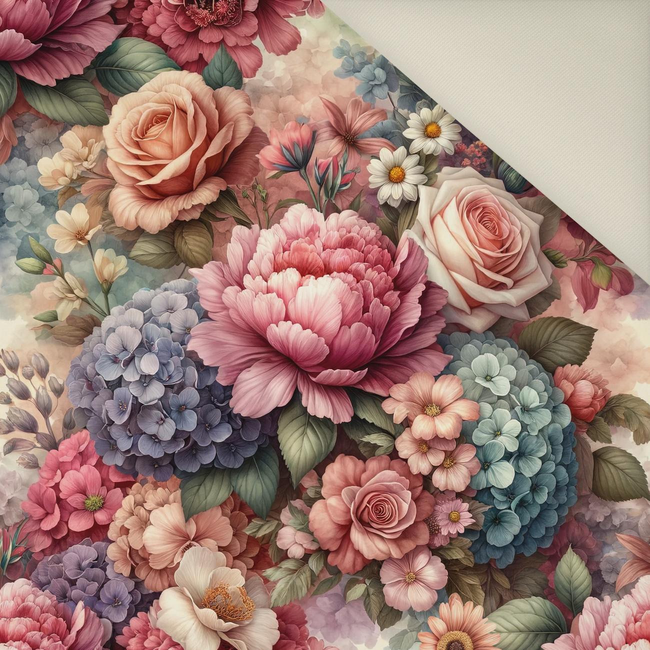 FLOWERS PAT. 2- Upholstery velour 
