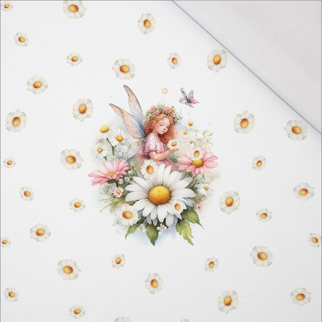 FAIRY WORLD wz.20 - panel (60cm x 50cm) SINGLE JERSEY