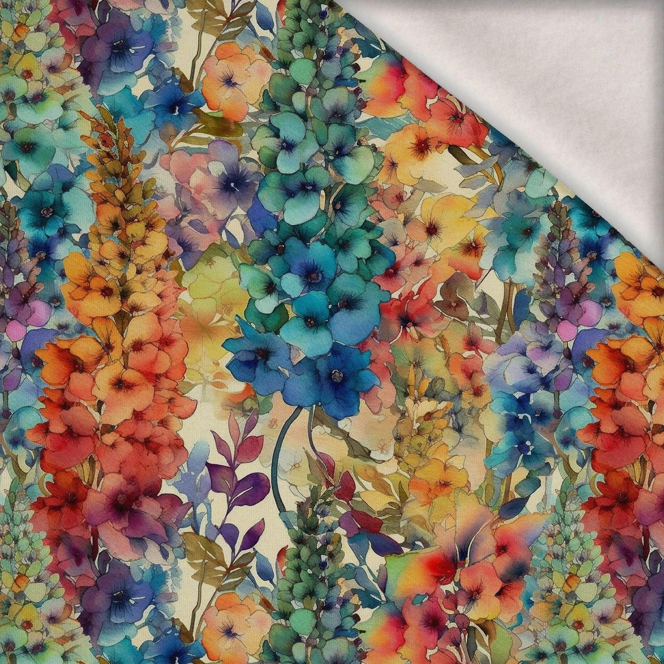 FLOWERS WZ.40 - brushed knitwear with elastane ITY FLOWERS WZ.40 - brushed knitwear with elastane ITY