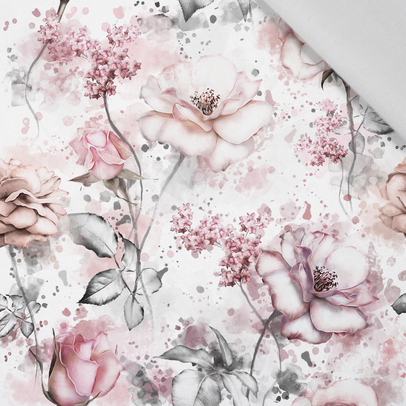 FLOWERS wz.9 - viscose woven fabric
