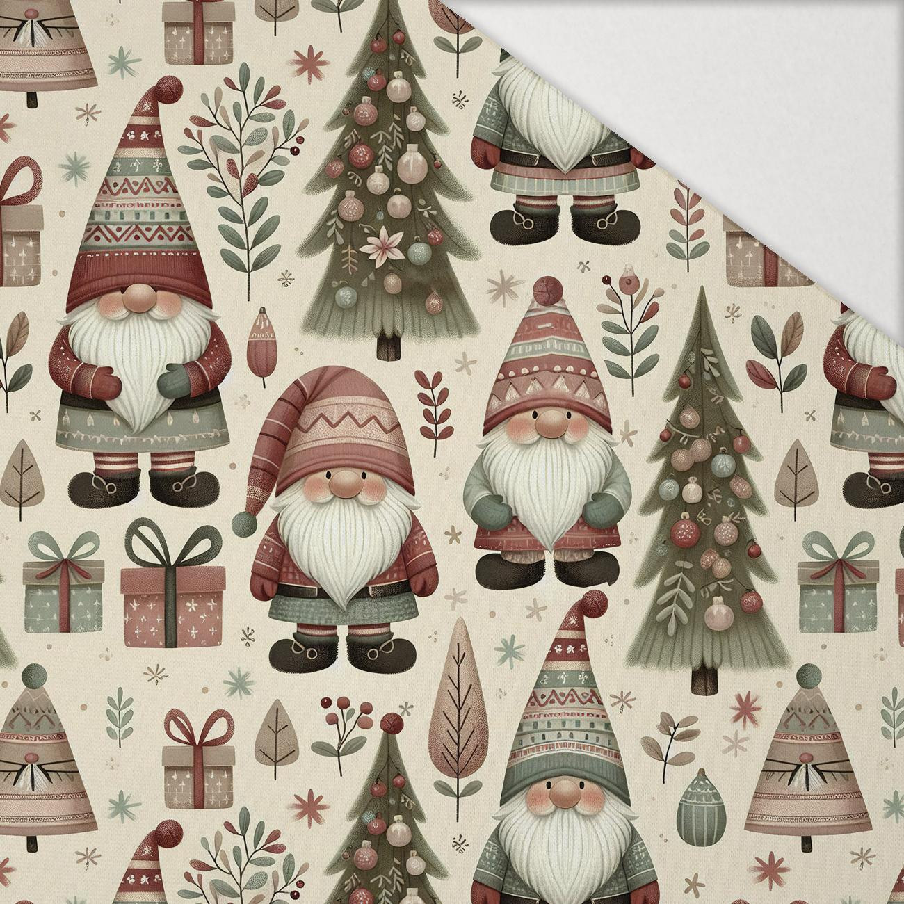 GNOMES CHRISTMAS WZ.1 - Hydrophobic brushed knit