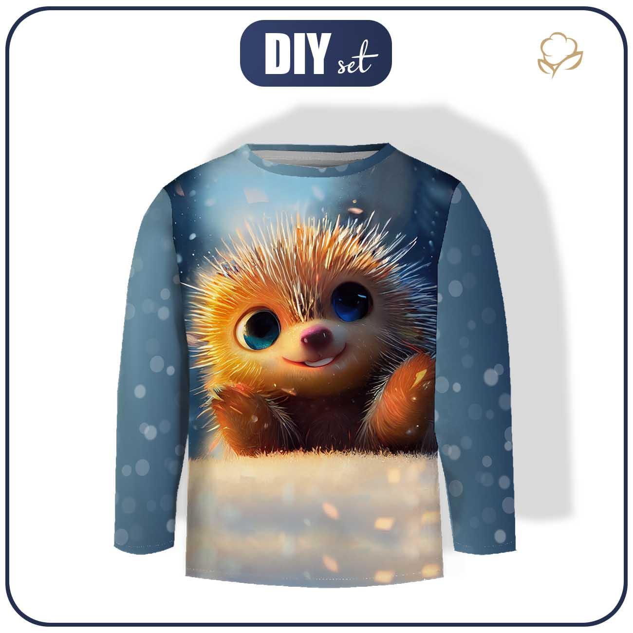 Longsleeve - ANIMATED HEDGEHOG - sewing set