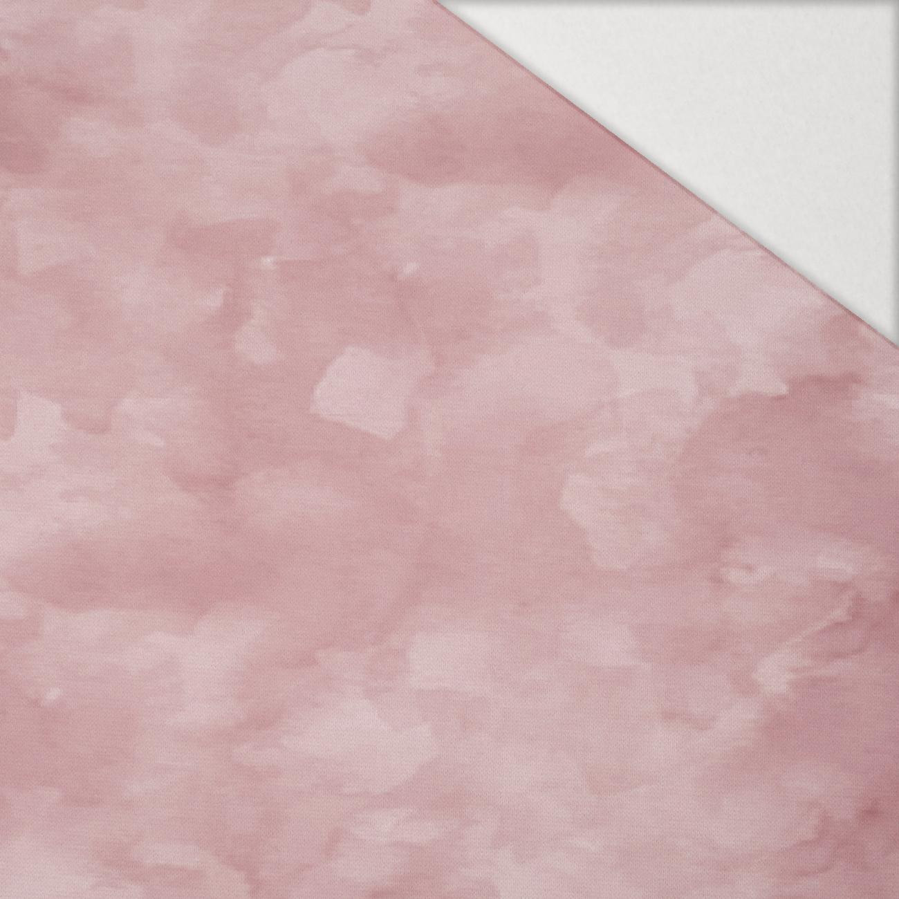 CAMOUFLAGE pat. 2 / rose quartz - Hydrophobic brushed knit