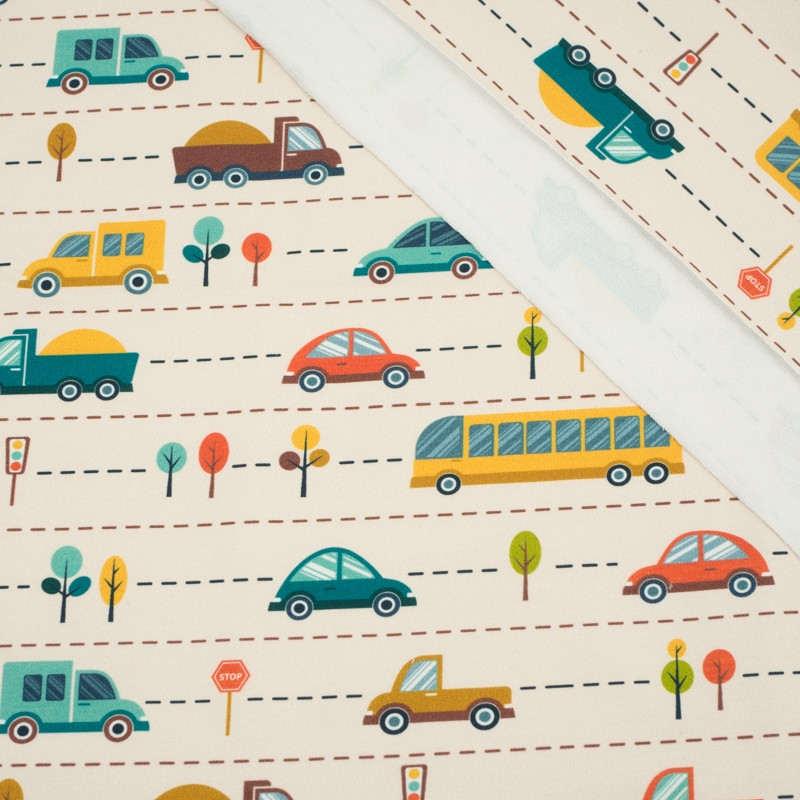 COLORFUL CARS - looped knit SP250