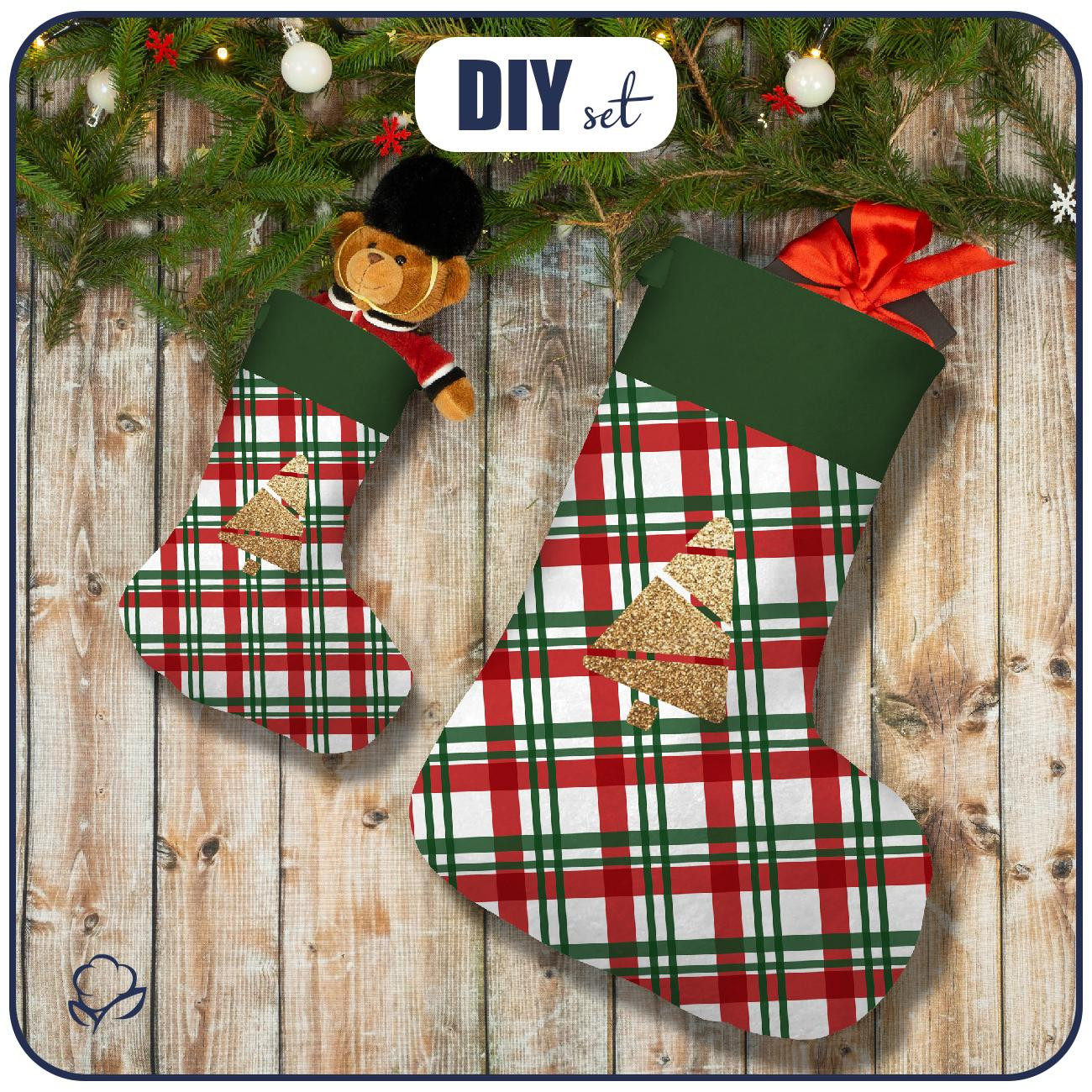 Christmas Stocking Set - GRID / CHRISTMAS TREE