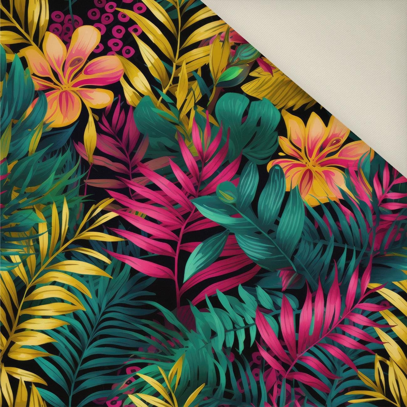 LEAVES AND FERNS WZ. 4- Upholstery velour 