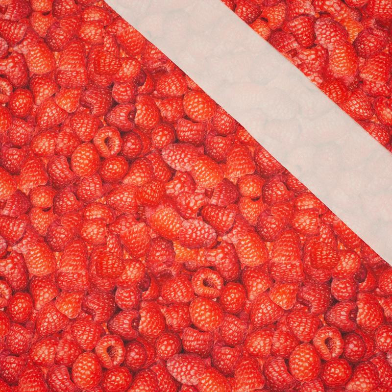 RASPBERRIES - quick-drying woven fabric