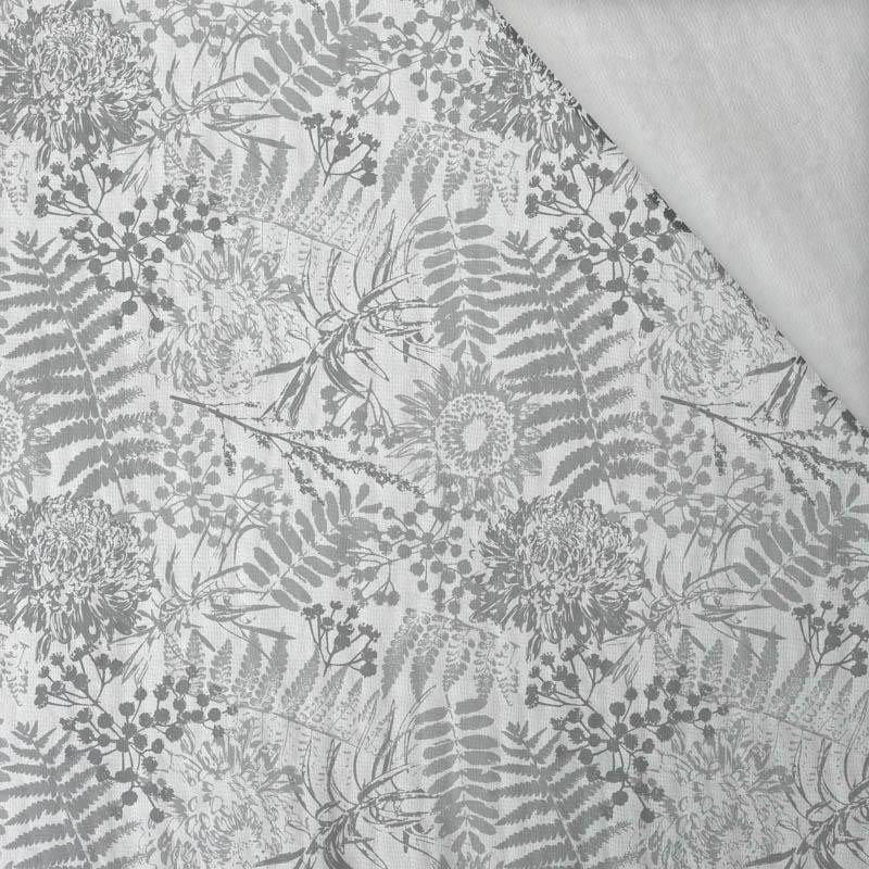 MONSTERA 2.0 (GREY) - Cotton muslin
