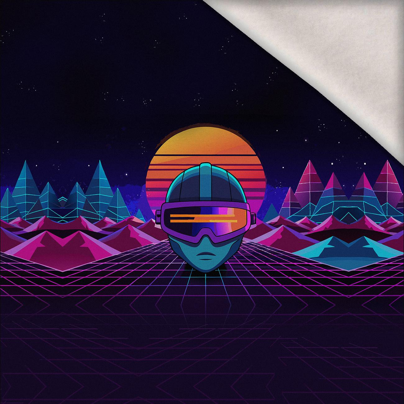 NEON GALAXY WZ.10 - panel (60cm x 50cm) brushed knitwear with elastane ITY NEON GALAXY WZ.10 - panel (60cm x 50cm) brushed knitwear with elastane ITY