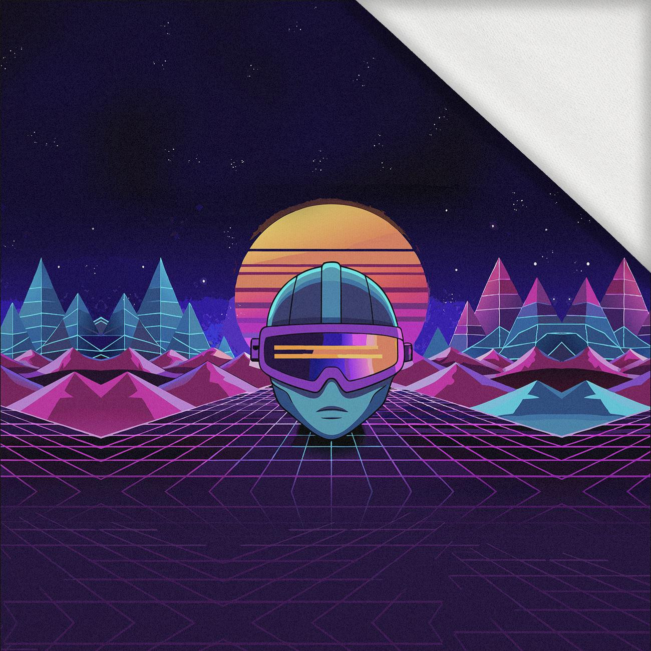 NEON GALAXY WZ.10 -  PANEL (60cm x 50cm) light brushed knitwear
