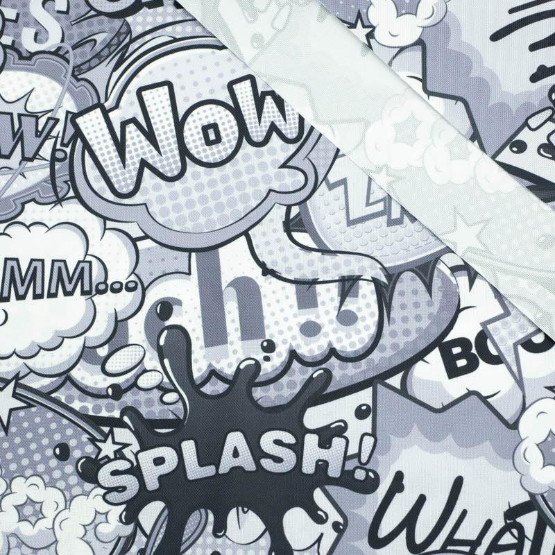 COMICS (black-white) - Waterproof woven fabric