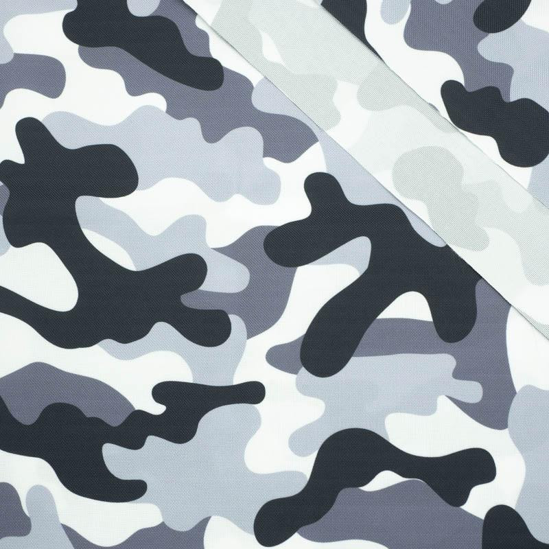 CAMOUFLAGE GREY - Waterproof woven fabric