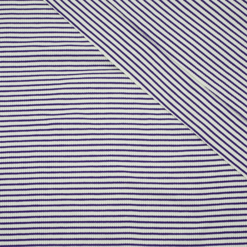 STRIPES / vanilla - purple - Knitwear striped 