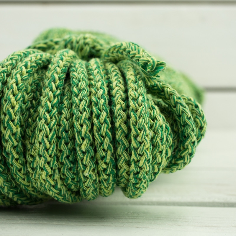 Strings cotton 8mm - melange green