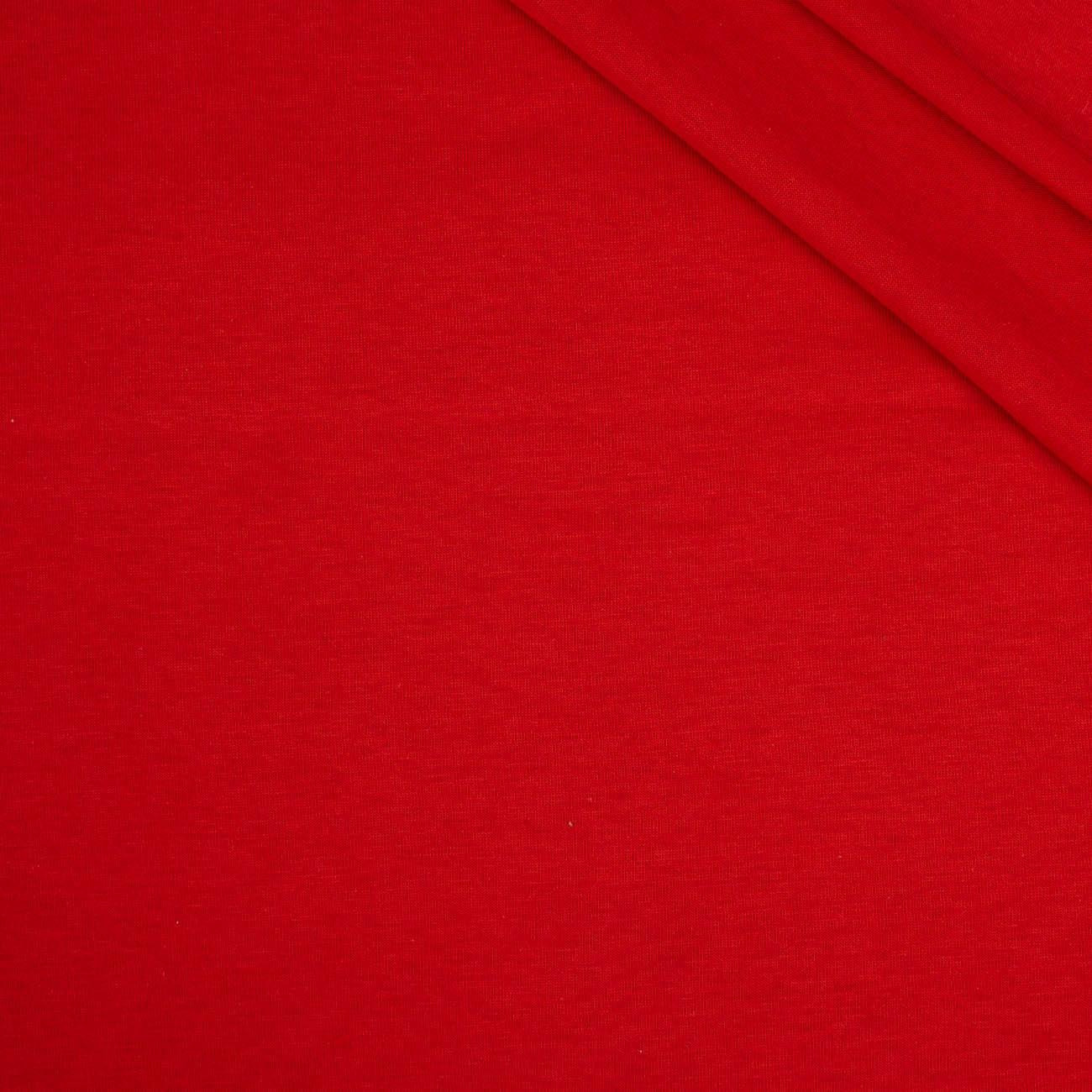 D-18 RED - T-shirt knit fabric 100% cotton T140