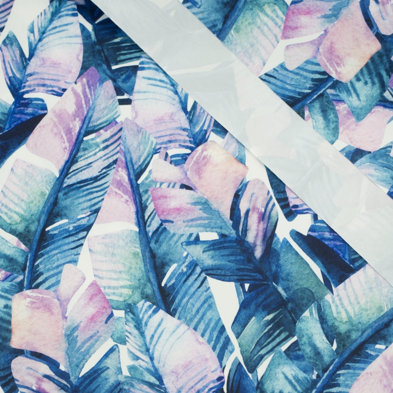 57cm WATER-COLOR LEAVES - Nylon fabric 