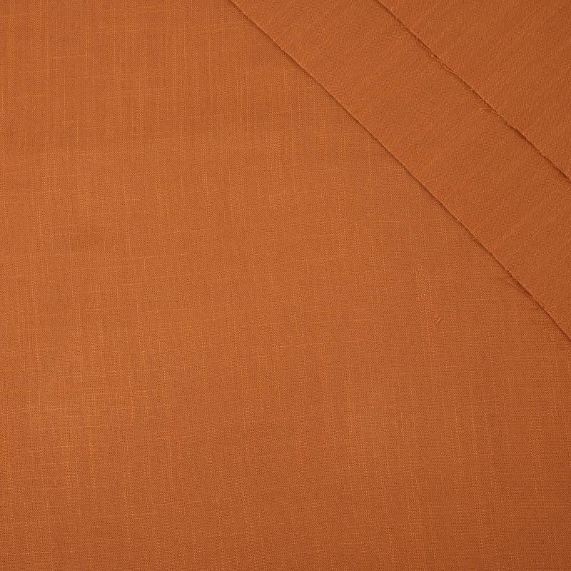 COPPER - Viscose with linen weave