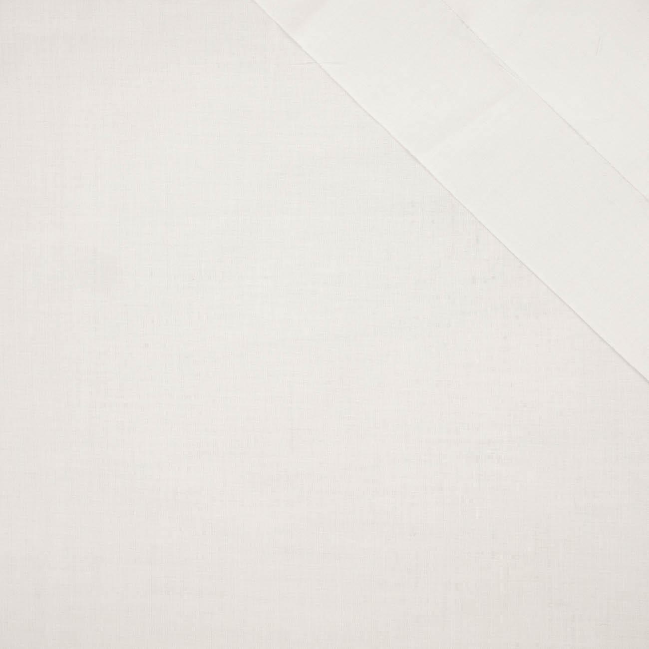 WHITE - Cotton woven fabric