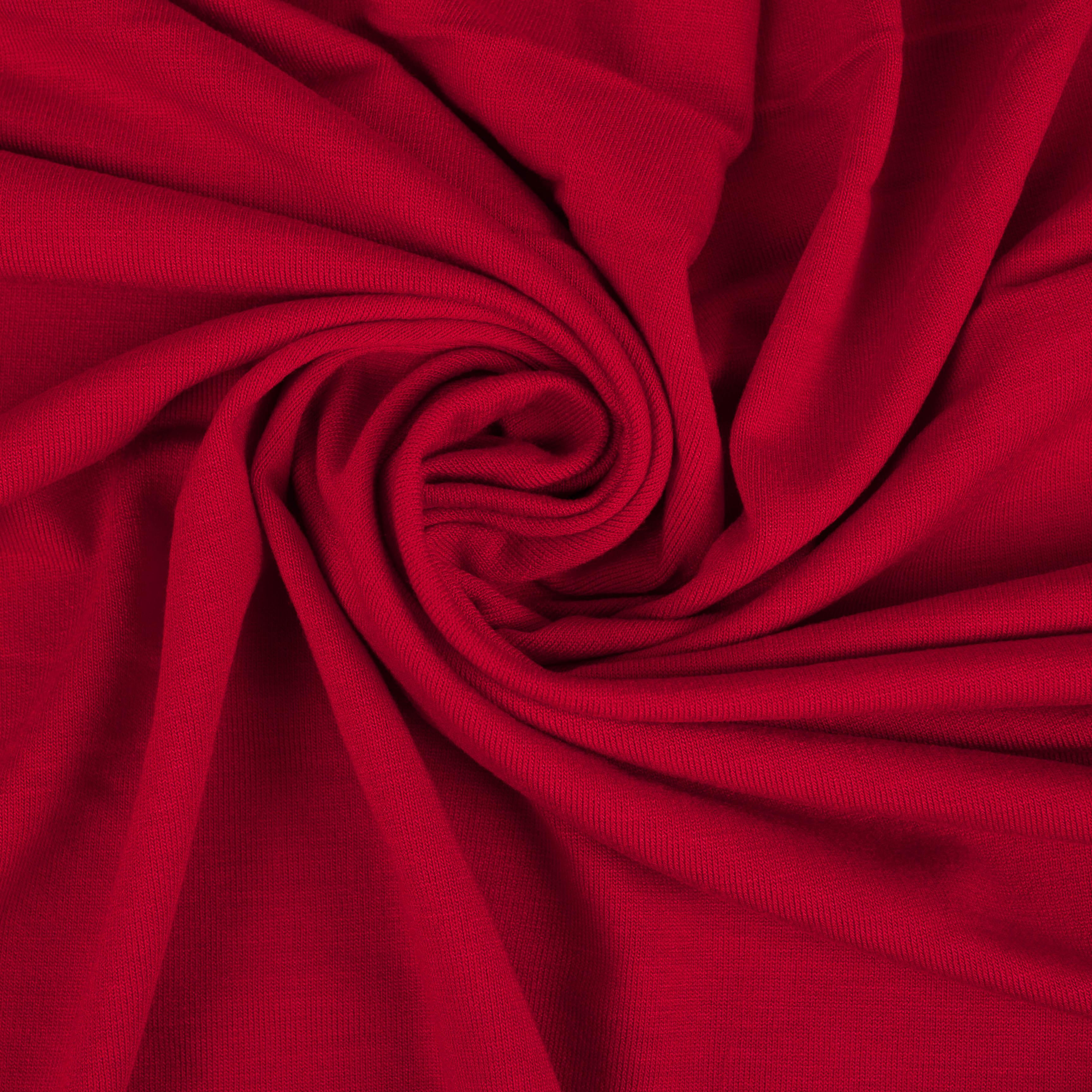 W-09 RED - viscose jersey 210g