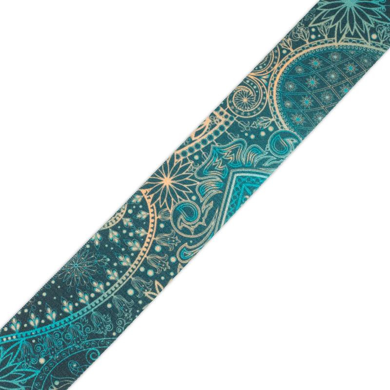 Woven printed elastic band - MEHNDI 2.0 / Choice of sizes