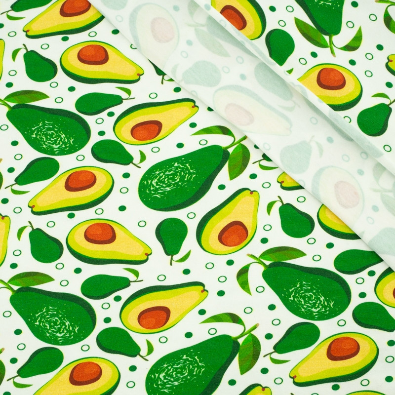 AVOCADOS - single jersey with elastane