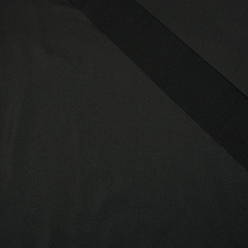 BLACK - Woven fabric sateen type