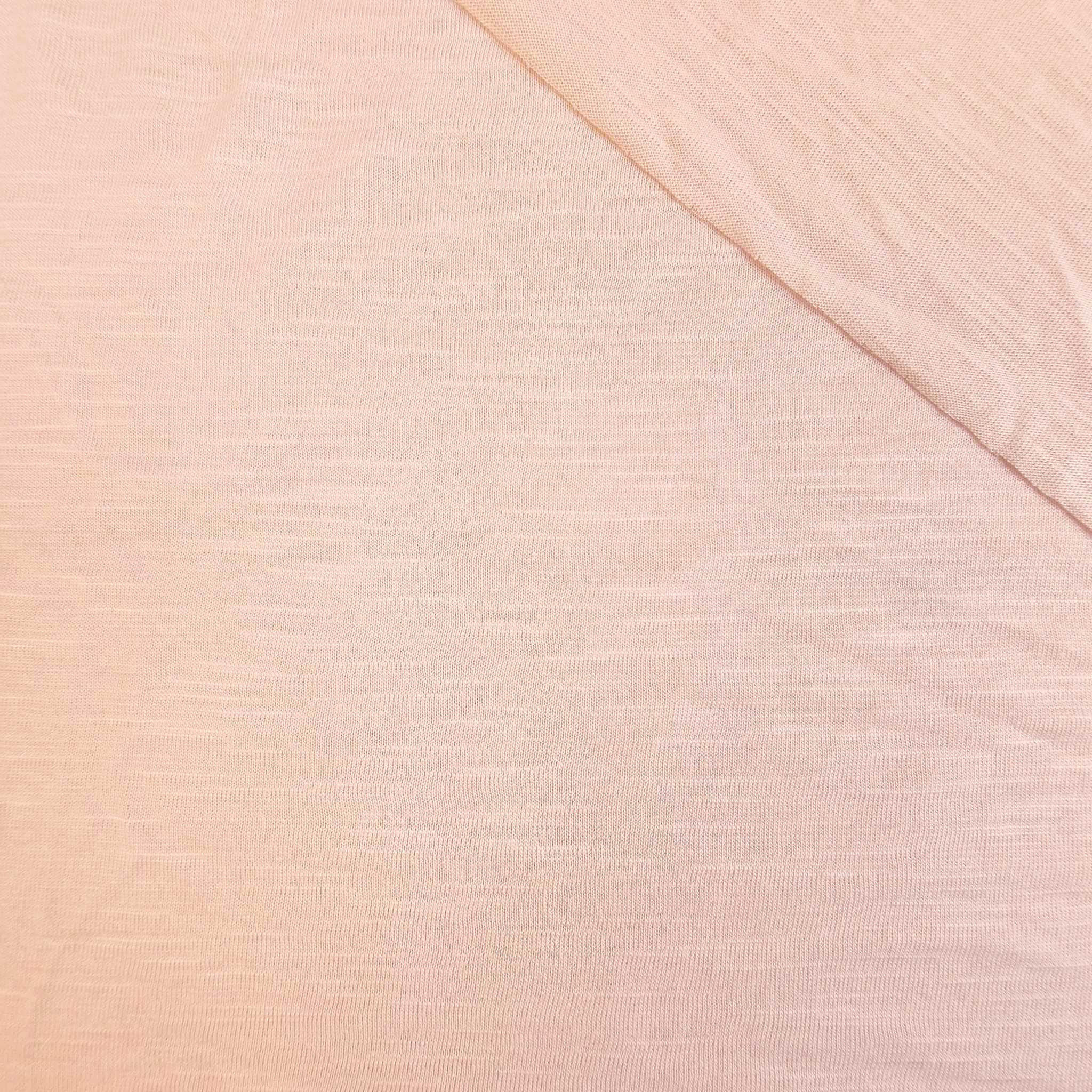 "Flame yarn" Viscose jersey - Pale pink