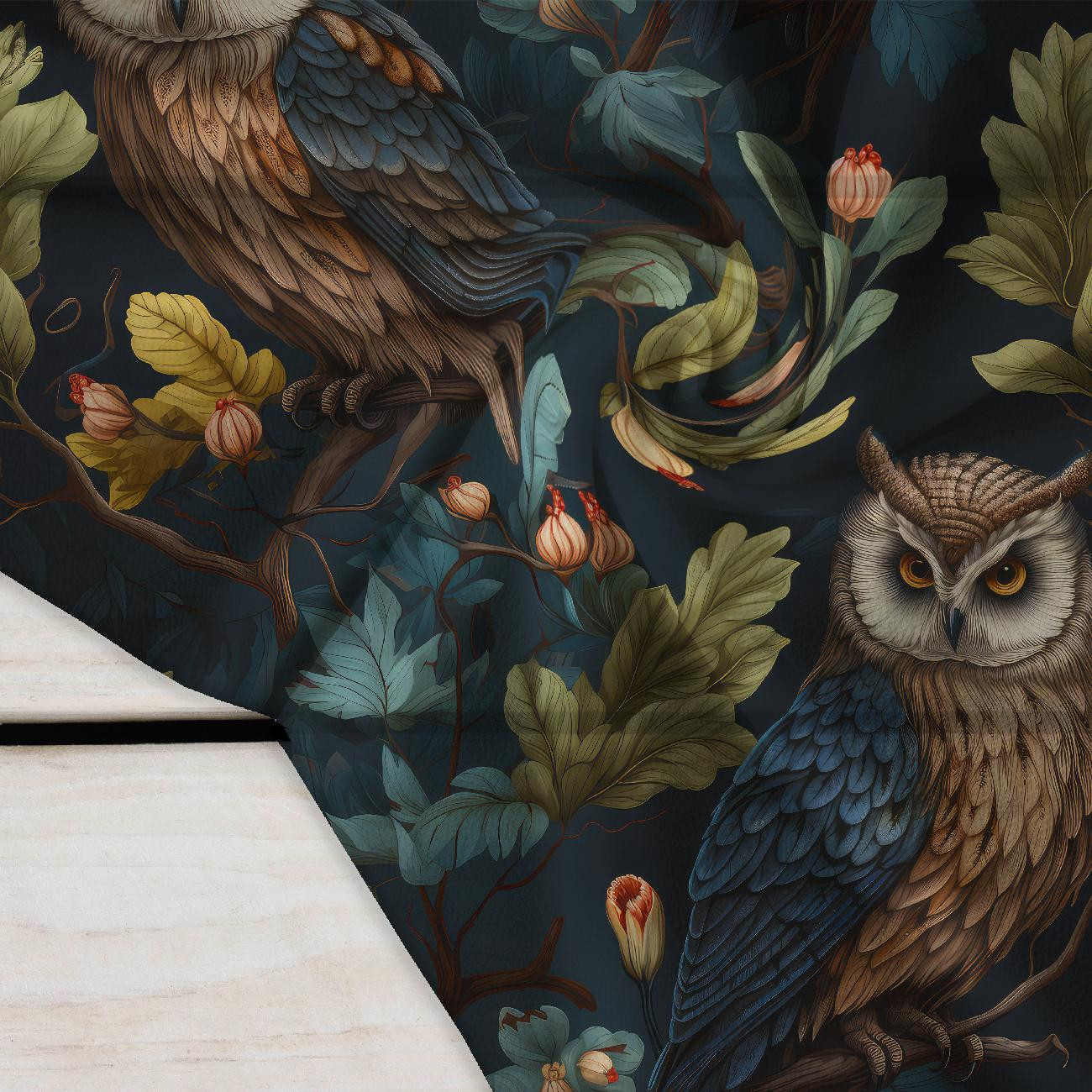PASTEL BIRDS PAT. 5 (OLW) - Crepe