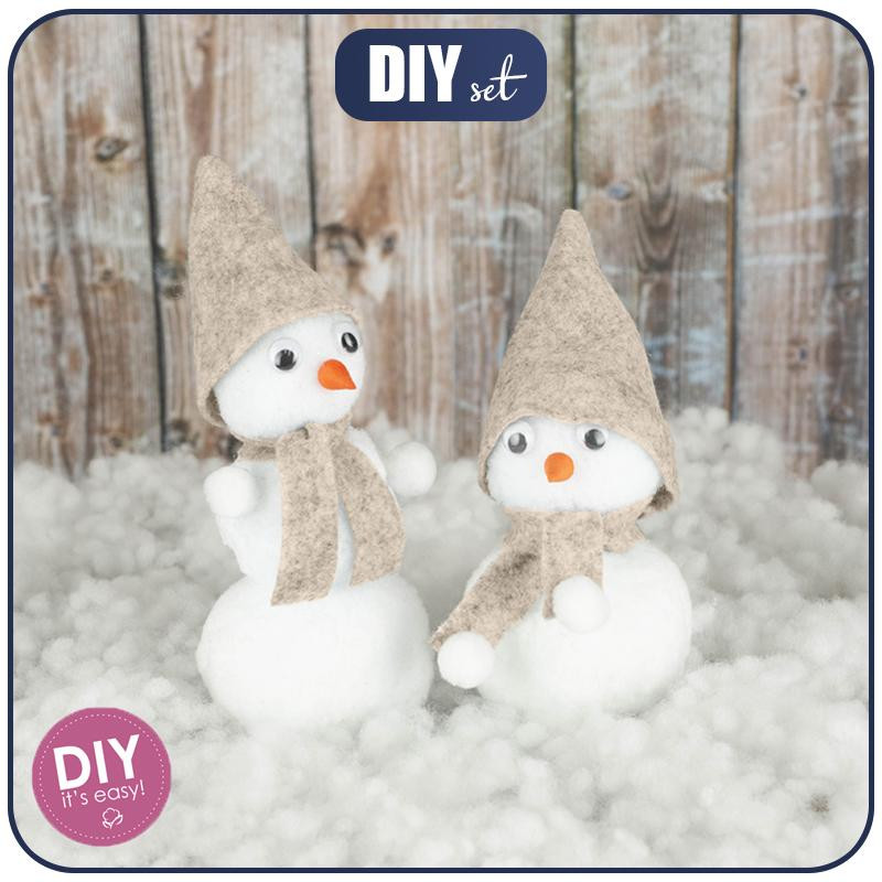 SNOWMAN - BEIGE - DIY IT'S EASY