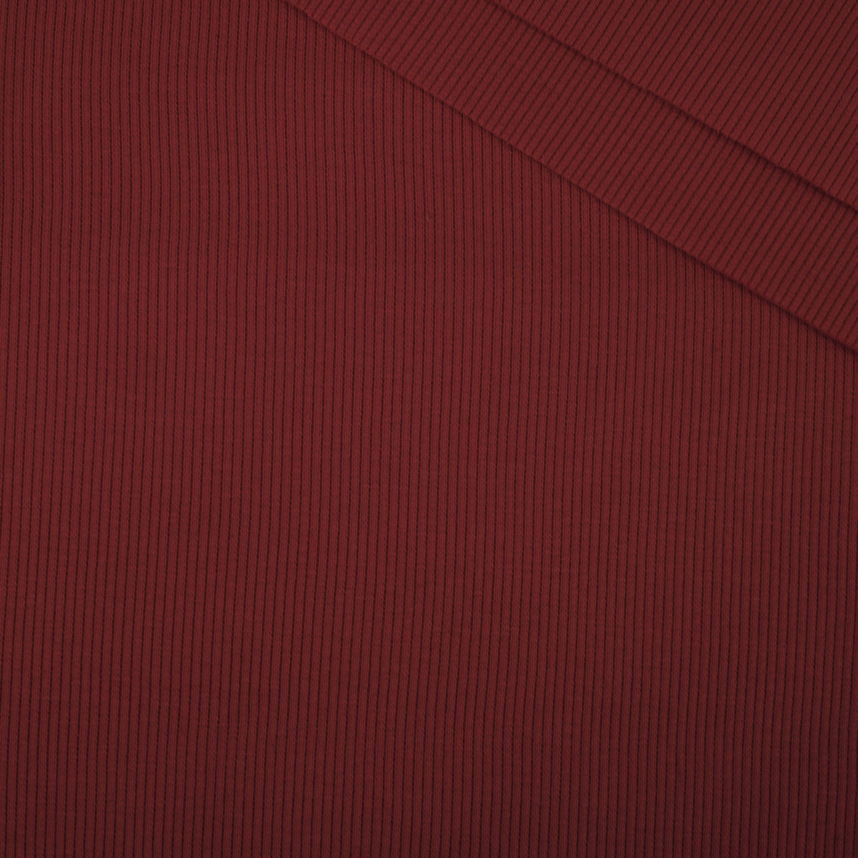 D-31 MAROON - Ribbed knit fabric