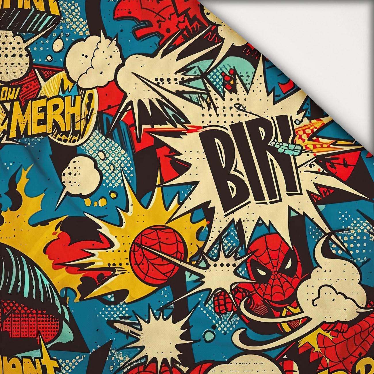 RETRO COMICS PAT.1 - light brushed knitwear