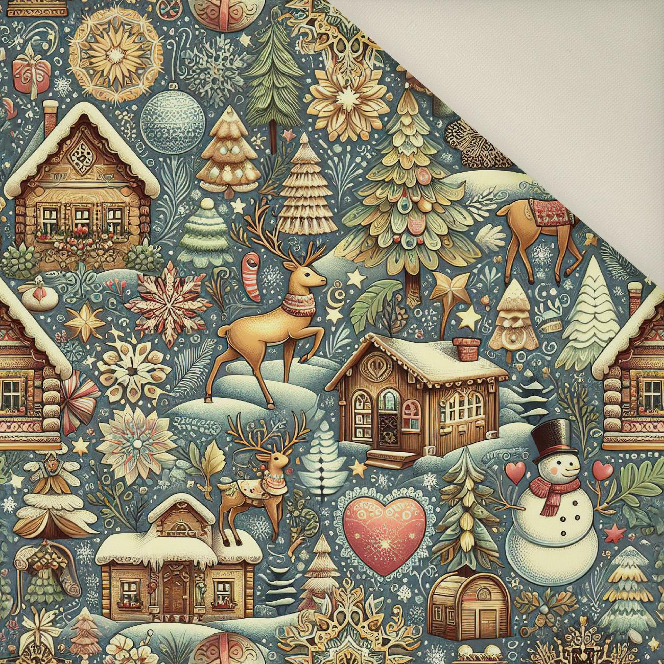 Vintage Christmas wz.23- Upholstery velour 