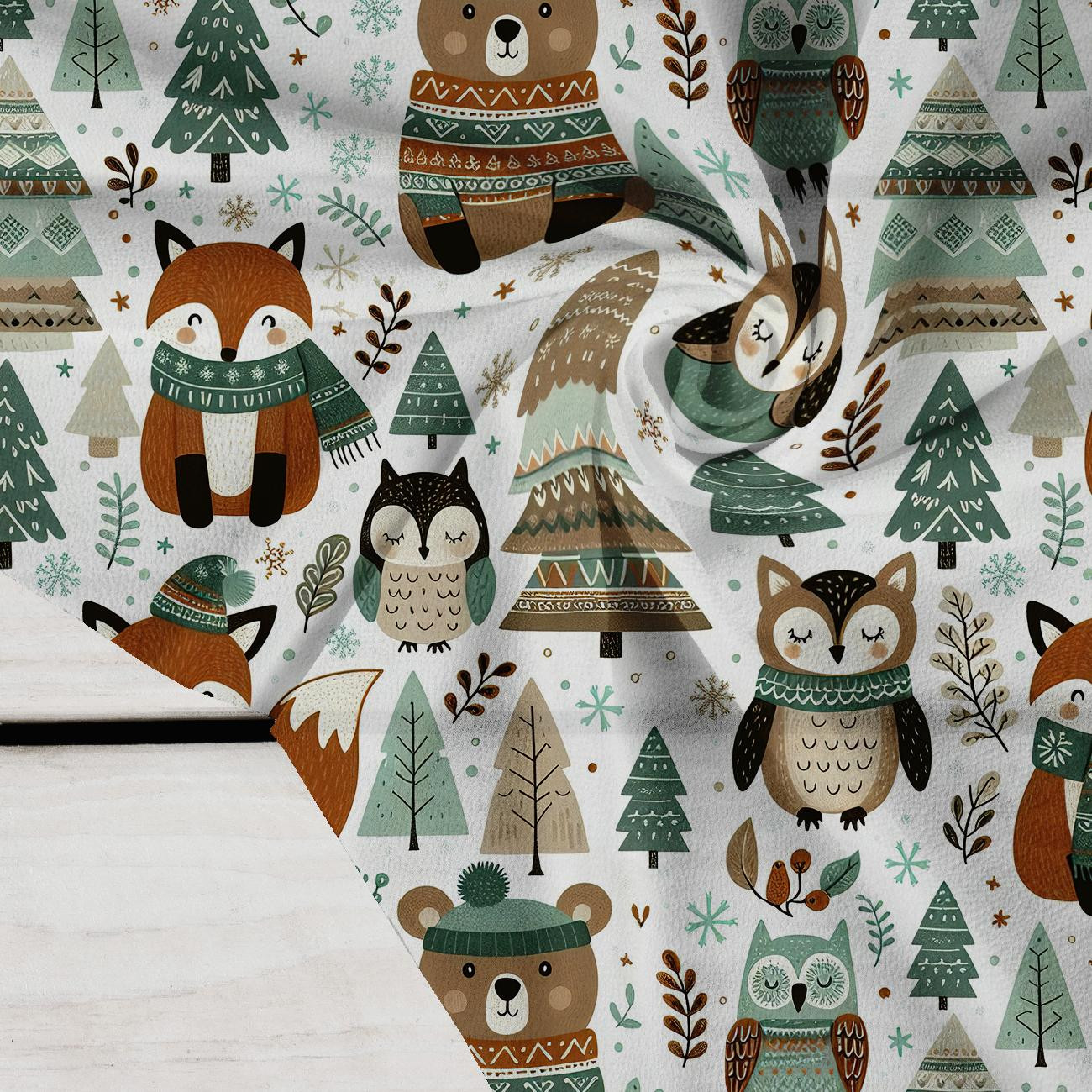 WINTER ANIMALS WZ.1 - Crepe