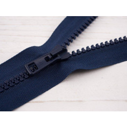 Plastic Zipper 5mm open-end 30cm - navy B-19
