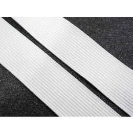Elastic width - 25mm WHITE
