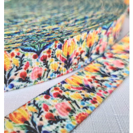 Webbing Tape with Print 25mm - Folk Art wz.14