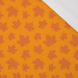 HALLOWEEN MAPLE LEAVES / pumpkin - single jersey with elastane TE210