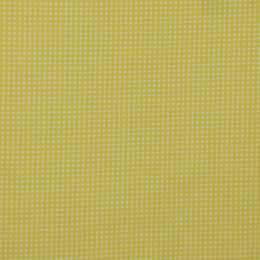 YELLOW AND WHITE CHECK - Cotton woven fabric