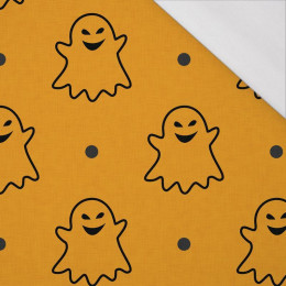 50cm HALLOWEEN CONTOUR GHOSTS / pumpkin - single jersey with elastane TE210