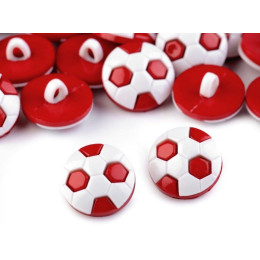 Kids button Ball red