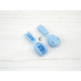Plastic Cord Lock 18,5 mm - light blue
