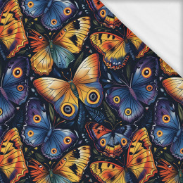 Butterfly & Flowers wz.7- single jersey with elastane ITY