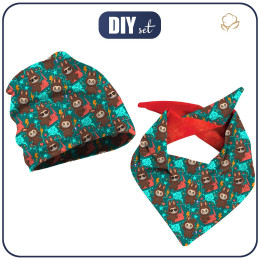 KID'S CAP AND SCARF (CLASSIC) - CREEPY CUTE WZ.1 - sewing set