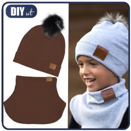 CHOCOLATE - Cap and loop creative sewing set