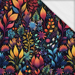 COLORFUL LEAVES pat. 2- single jersey with elastane ITY