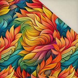 COLORFUL LEAVES pat. 4- Upholstery velour 