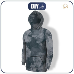 MEN’S HOODIE (COLORADO) - SMOKE - sewing set