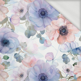 FLOWERS wz.12 - looped knit fabric