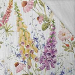 FLOWERS / bellflowers - Cotton muslin