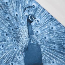 PEACOCK (CLASSIC BLUE) - SINGLE JERSEY PANEL 